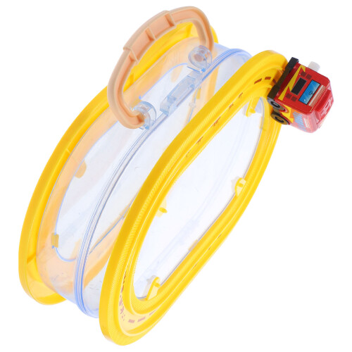 Toy Wind-Up Car Storage Box Plastic Transparent Container
