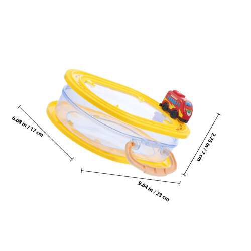 Toy Wind-Up Car Storage Box Plastic Transparent Container 1