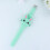 Silicone Led Cartoon Rabbit Shape Clamshell Electronic Watch Green 2