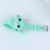 Silicone Led Cartoon Rabbit Shape Clamshell Electronic Watch Green 5