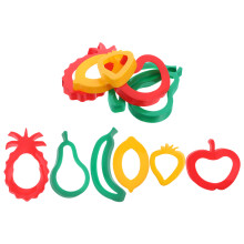 Plastic Dough Accessories: Fruit Shaped Cutters And Clay Molds For Kids
