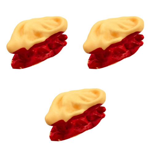 3 Pcs Halloween Props Simulation Ear Costume Accessory 2