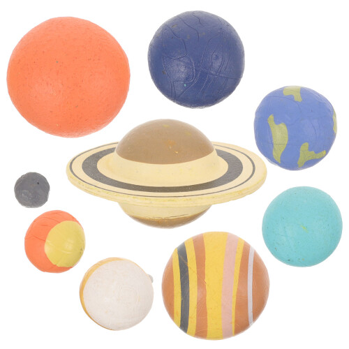 3 Sets Planets Models Solar System Figures Kids Educational Toys 2