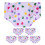6Pcs Adjustable Reusable Diapers For 18 Inch Dolls Accessories 10