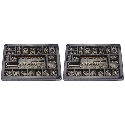 40 Pcs Chinese Ring Puzzle Nine Ring Buckle Educational Toy 1