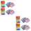 4 Pcs Telling Cards Educational Board Game Teaching Game 6