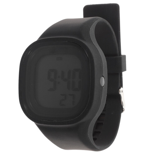 Sportivo Digitale Nero Silicone Resistente All'acqua