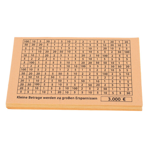 60 Scheda Denaro Adesivi Bambini 2