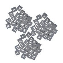 500 Scaglie Legno Alfabeto Inglese Puzzle Bambino