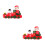 2 Pezzi Mini Animato Bamboletta Decorazione 10