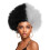 Afro Corta Riccia In Sintetica Resistente 1