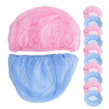 12pcs Worker Hat Hair Mesh Chef Cook Bonnet for Sleeping