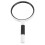 1Pc Handheld Non Skid Magnifying Glass Insect Observer Black White 4