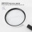 1Pc Handheld Non Skid Magnifying Glass Insect Observer Black White 9