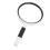 1Pc Handheld Non Skid Magnifying Glass Insect Observer Black White 6