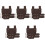 5Pcs Sword Frog For Medieval Costume Performance 5