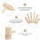20 Mini Martelli Legno Per Bambini 8