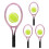 4 Set Mini Racchette Da Tennis E In Per Decorazione 1