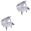 2 3D Cristallo Pianoforte Puzzle Da Te Bianco 3