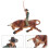 2 Set Corrida Cowboy Statuetta Torero 10