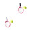 2 Set Mini Racchette Tennis Con Assortito 4
