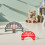 2Pcs Wooden Train Track Bridge With Plastic Craft Toy 4