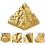 2 Pezzi Decorativo In Oro 6