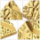 2 Pezzi Decorativo In Oro 8
