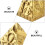 2 Pezzi Decorativo In Oro 10