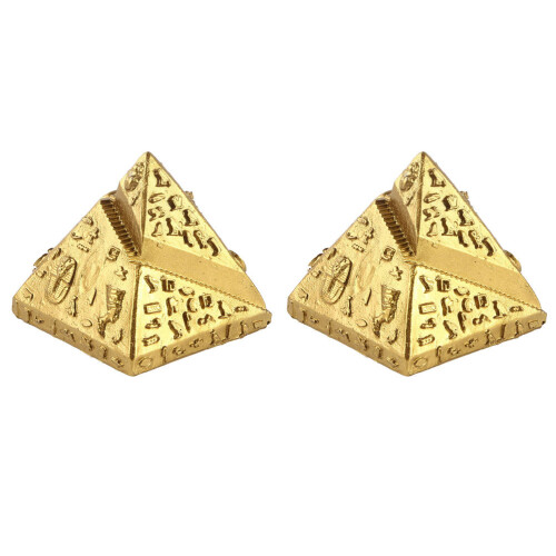 2 Pezzi Decorativo In Oro 1