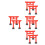 8 Pezzi Statuetta In Miniatura Torii 5