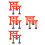 8 Pezzi Statuetta In Miniatura Torii 8