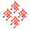 8 Pezzi Statuetta In Miniatura Torii 7