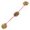 5 Set Divinatorio Yin Yang In Ottone Con Coppa Feng Shui 1