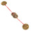 5 Set Divinatorio Yin Yang In Ottone Con Coppa Feng Shui 2