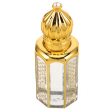 Vintage Glass Bottle with Cap for Essential Oil