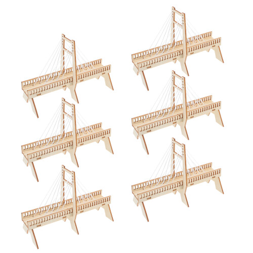 30 Set Kit Da Te Ponte Sospeso: 3D In Legno Per Stem