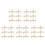 30 Set Kit Da Te Ponte Sospeso: 3D In Legno Per Stem 7