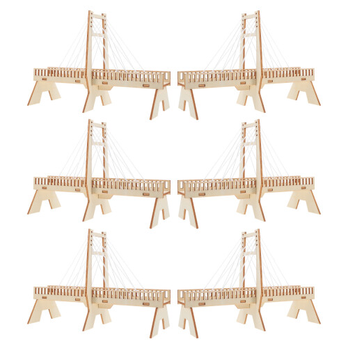 30 Set Kit Da Te Ponte Sospeso: 3D In Legno Per Stem 2