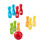 Set Bowling In Legno Educativo Bambini Assortiti 4