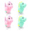 4Pz Giocattoli A Molla in Colorati Per Bambini 1