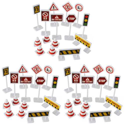 18 Ensembles D'Indicateurs Routiers Pour Enfants, Aides 1
