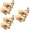6 Set Puzzle In Legno 3D Educativo Per Bambini 7