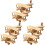 6 Set Puzzle In Legno 3D Educativo Per Bambini 2