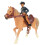 3 Sets Decorative Cowboy Desktop Horse Model Imitation Decor 2