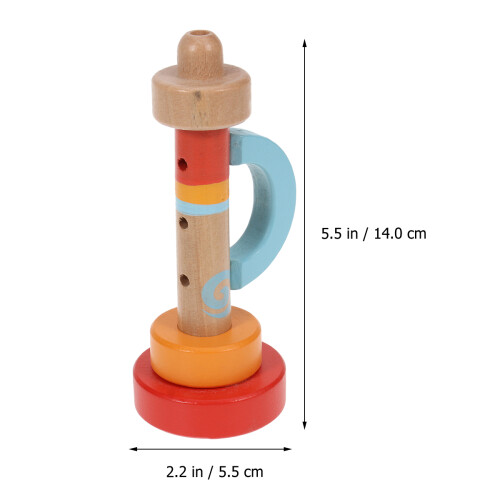 1 Pezzo Strumento Musicale A In Legno Per Bambini 1