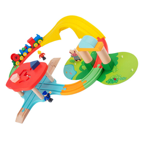 Set Carrozza Ferroviaria Inerziale Per Bambini
