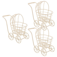 12 Stuks Mini Metalen Kinderwagen Speelgoed Voor Kinderen