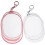 2 Borsa Trasparente In Pvc Con Portachiavi Per Figure E 1