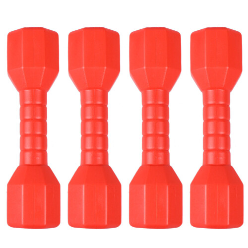 4 Ottagonale Per Bambini In Da Esterno Rosso